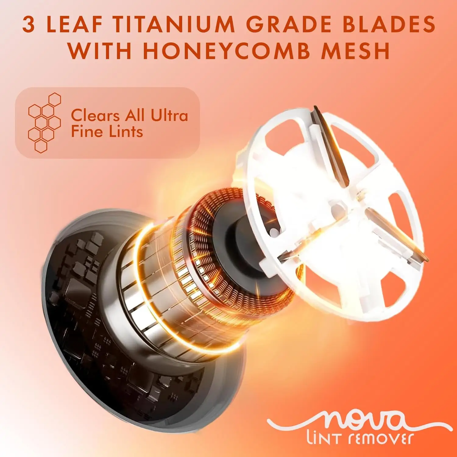 Nova Lint Remover for Clothes | Fabric Cleaner for Woollen Clothes | 2 Year Warranty - Image 6