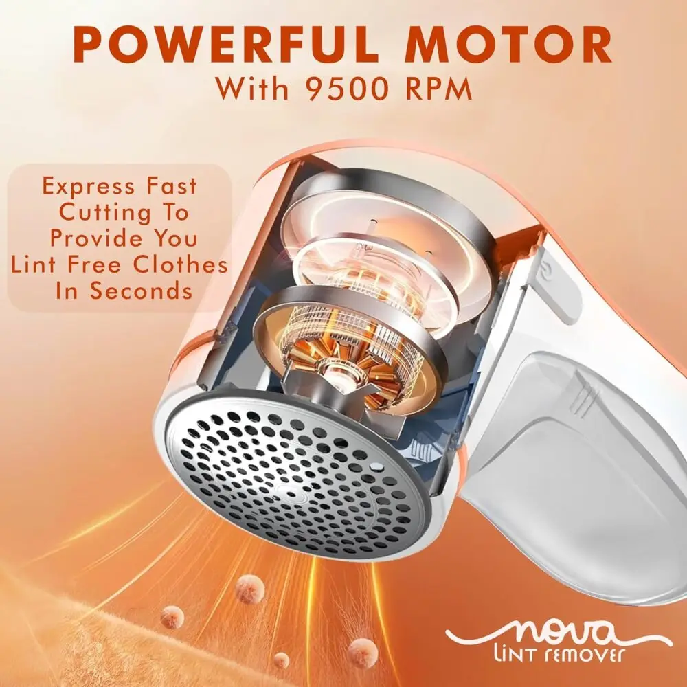 Nova Lint Remover for Clothes | Fabric Cleaner for Woollen Clothes | 2 Year Warranty - Image 4