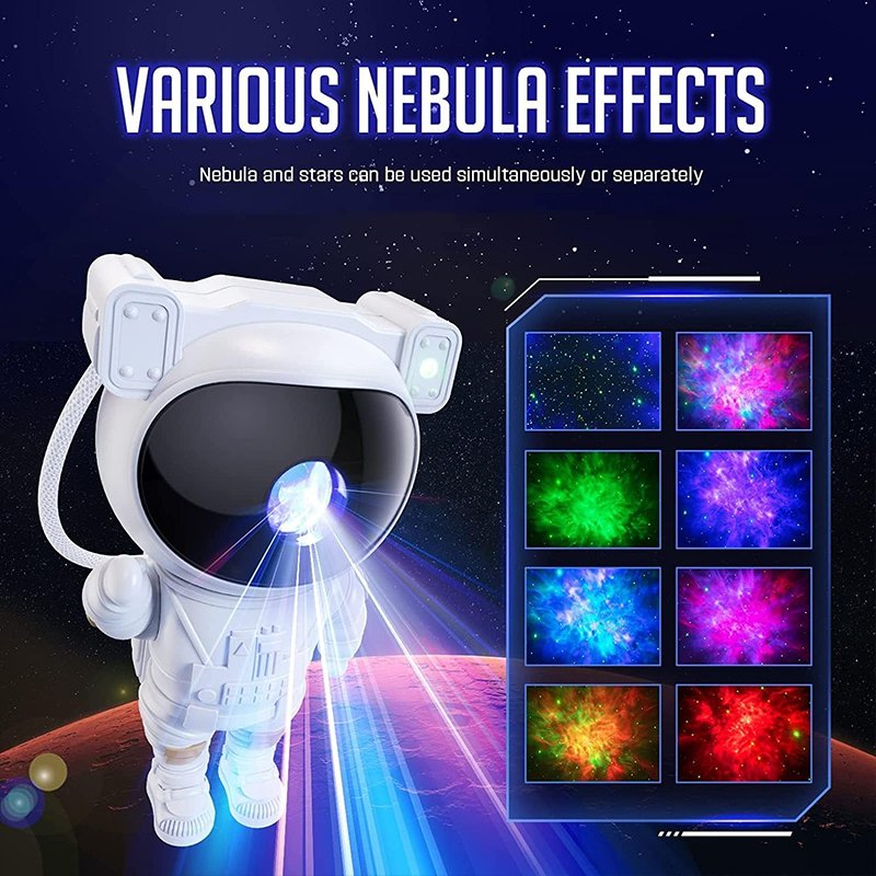 Astronaut LED Projection Lamp with Remote Control l Home Party Ceiling Decor Christmas Gift
