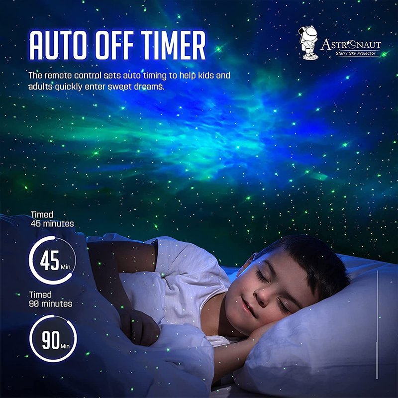 Astronaut LED Projection Lamp with Remote Control l Home Party Ceiling Decor Christmas Gift - Image 4