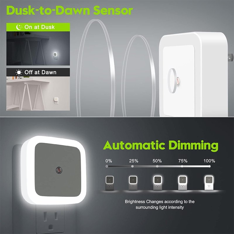 Smart Night Sensor Light Bulb | Automatic ON/Off Dim LED | Energy-Efficient - Pack of 2 - Image 5