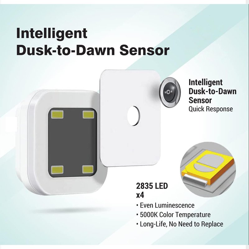 Smart Night Sensor Light Bulb | Automatic ON/Off Dim LED | Energy-Efficient - Pack of 2 - Image 6