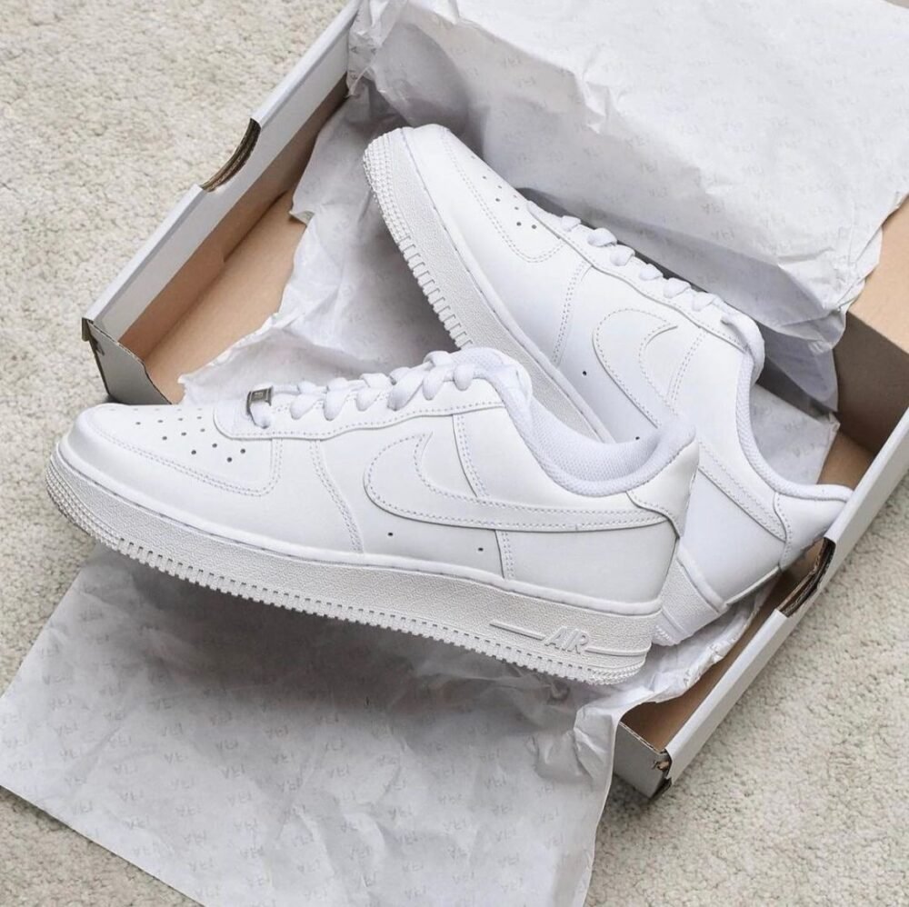 Nike Airforce 1 Low Pure White ( With OG Box & Dust Bag )