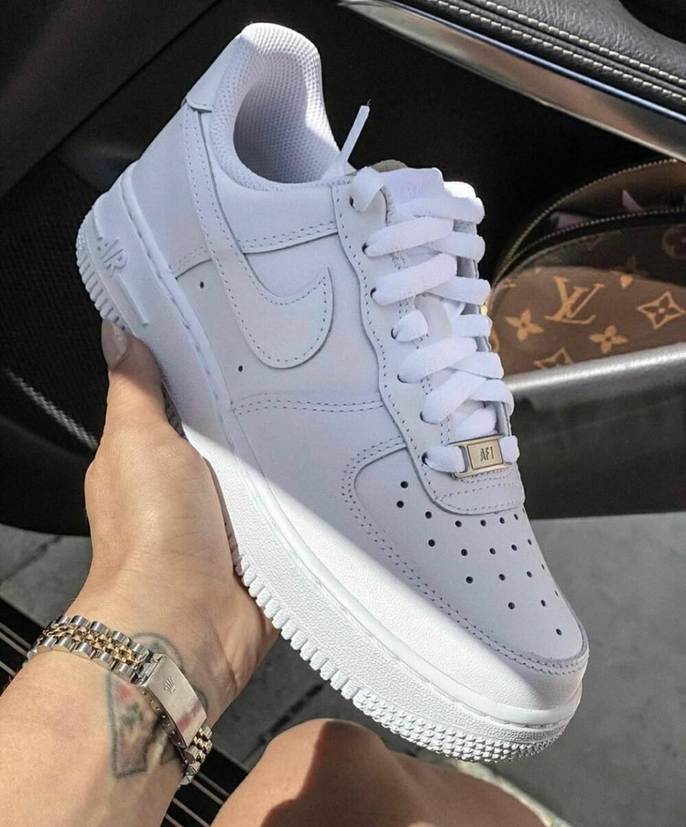 Nike Airforce 1 Low Pure White ( With OG Box & Dust Bag ) - Image 2